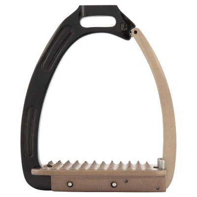 Abbildung von BR Steigbügel Lavarone Schwarz/Braun 12cm