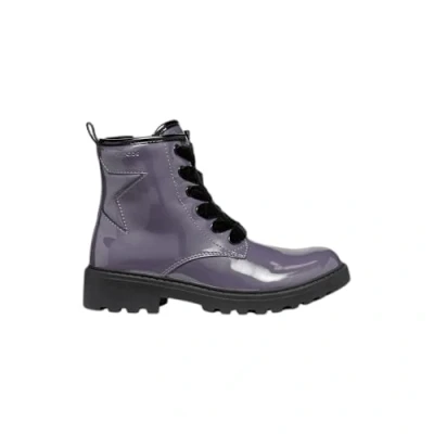Abbildung von Geox Casey GIRL Schnürstiefelette für Kinder, Größe: 36, Dark purple Schuhe