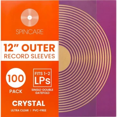 Abbildung von 100x 12 Standard Vinyl LP Schallplatten Hüllen Crystal Superklares Polypropylen Passen Für Single Doppel Und Dreifachalben Lps Säurefreie Plastikschutzhüllen