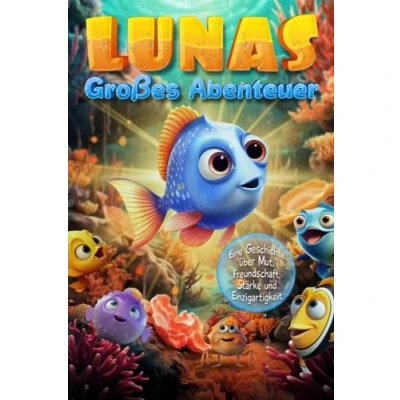 Abbildung von Lunas großes Abenteuer im Meer Eine Mutmachgeschichte über Freundschaft, Selbstvertrauen und Einzigartigkeit Kinderbuch ab 2 Jahren
