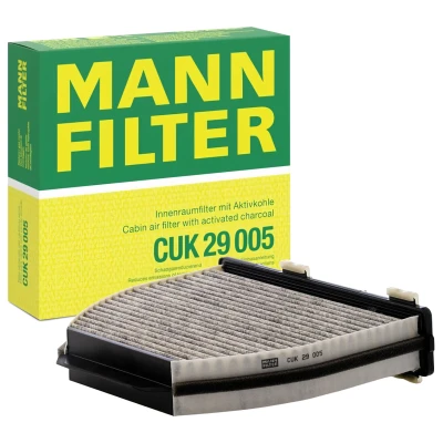 Abbildung von MANN FILTER CUK 29 005 Innenraumfilter Aktivkohlefilter 264 284 44 MERCEDES BENZ: C Class Saloon, Coupe, E T modell kfzteile, mister