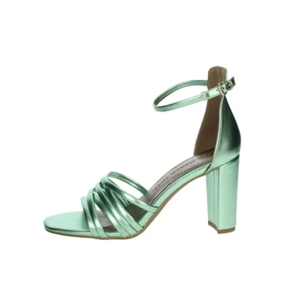 Abbildung von Marco Tozzi High Heel Sandalette, Damen, Größe: 39, Green metallic Schuhe