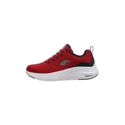 Abbildung von Skechers Herren Sneakers, Rotes Mesh Synthetik Schwarz, 43 EU