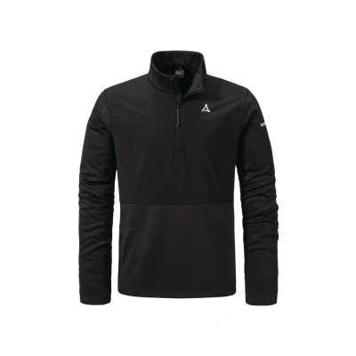 Abbildung von Schöffel Herren Jersey Style Salza MNS, schnelltrocknendes Radtrikot mit Rückentasche, wärmendes MTB Jersey, Funktionsshirt integriertem Brillentuch, black, 56