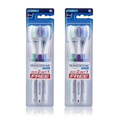 Abbildung von 2 Sensodyne Sensitive Toothbrush Soft Teeth (Pack of 3) by
