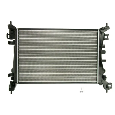 Abbildung von THERMOTEC D7X076TT Kühler, Motorkühlung Aluminium für Fahrzeuge mit/ohne Klimaanlage 540 378 23 Schaltgetriebe Kühlrippen mechanisch gefügt