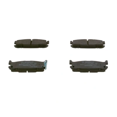 Abbildung von BOSCH 0 986 494 226 Bremsbelagsatz Low Metallic mit integriertem Verschleißsensor Anti Quietsch Blech MAZDA: MX 5 2