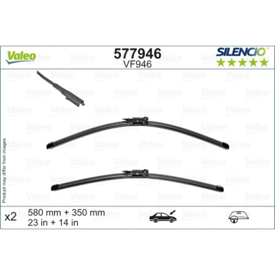 Abbildung von Scheibenwischer Valeo 577946 vorne Flachbalkenwischblatt NISSAN: Juke
