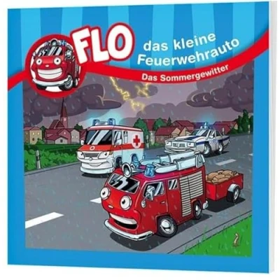 Abbildung von das Sommergewitter Minibuch (Flo, kleine Feuerwehrauto)