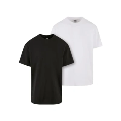 Abbildung von Urban Classics Heavy 2PACK Tshirt basic, Herren, Größe: 5XL, Black white