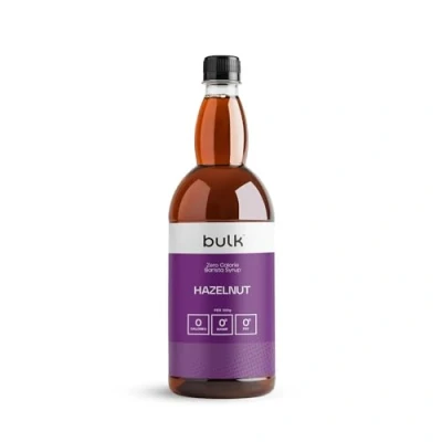 Abbildung von Bulk Kalorienfreier Barista Sirup, Zuckerfreier Kaffeesirup, Kalorienfrei, Zuckerfrei, Haselnuss, 1L