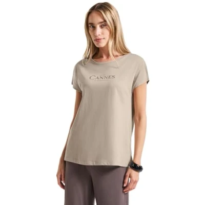 Abbildung von STREET ONE Shirttop, mit Folien Wording