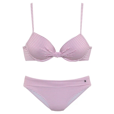 Abbildung von s.Oliver Bügel Bikini rosa weiß