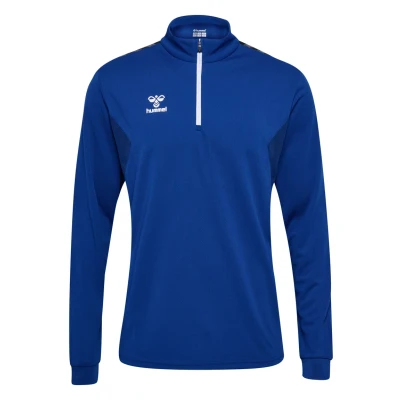 Abbildung von Hummel Authentic Halfzip Trainingspullover Sweatshirt, Herren, Größe: 3XL, True blue