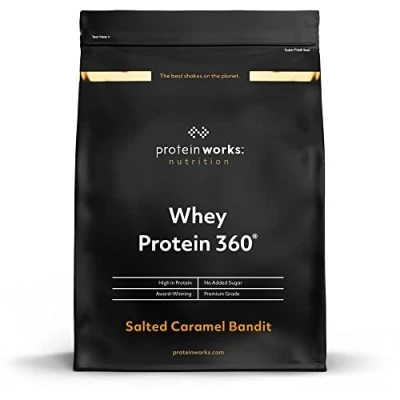 Abbildung von Protein Works Whey 360 Mit zusätzlichen Vitaminen Proteinpulver Eiweißpulver 40 Servings Salted Caramel 1.2kg