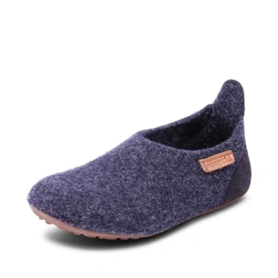 Abbildung von Bisgaard Unisex Kinder Basic Wool Slipper, Blau, 29 EU
