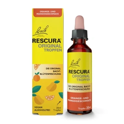 Abbildung von RESCURA Bachblüten Tropfen alkoholfrei Orange Mango, 20ml I Bachblütenmischung für den Tag ehemals Rescue das Original