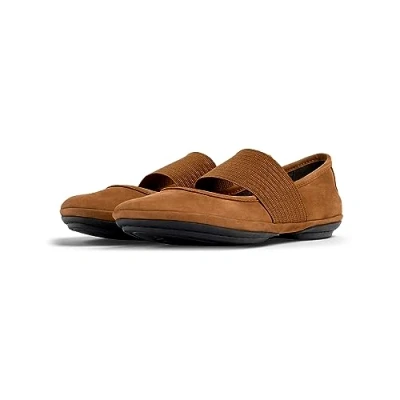 Abbildung von Camper Right NINA Klassischer Ballerina, Damen, Größe: 38, Mittelbraun Schuhe