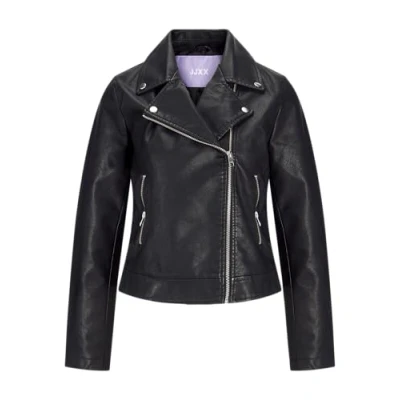 Abbildung von JJXX GAIL Kunstlederjacke, Damen, Größe: Small, Black