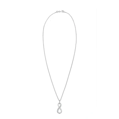 Abbildung von Elli Infinity Symbol Halskette silvercoloured, Damen, Größe: 45, Silver coloured