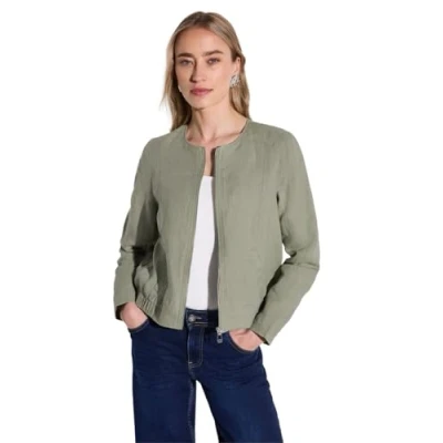Abbildung von STREET ONE Damen A212492 Kurzer Blouson, Pale mud Green, 36