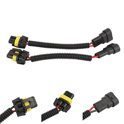Abbildung von TOMALL 9005 HB3 9006 HB4 12 cm (5 inch) Erweiterung Kabelbaum Male &amp; Buchse Adapter