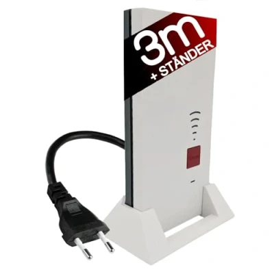 Abbildung von TronicXL 3 Meter Verlängerung/Ständer W LAN Repeater kompatibel mit Fritz 2400 1160 1750e AVM Fritz! Halterung Stand (3m + Ständer)