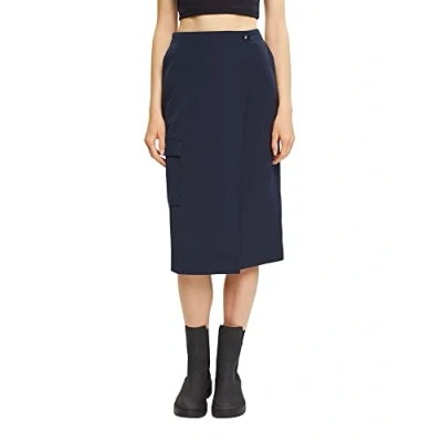 Abbildung von ESPRIT Collection Damen 082eo1d313 Rock, Navy, 36 EU