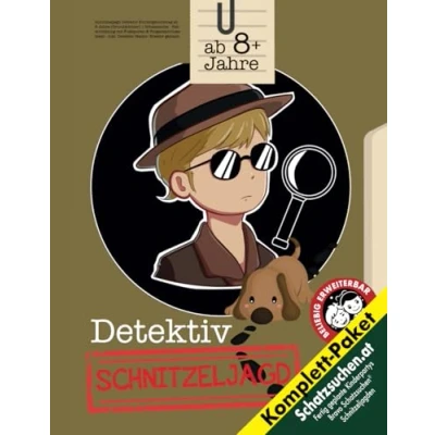 Abbildung von Schnitzeljagd Detektiv Kindergeburtstag ab 8 Jahre (Grundschüler): Schatzsuche mit Fallermittlungsposter Fußspuren &amp; Fingerabdrücke lesen inkl. Hacks! Kreativ geplant. (Bravo Schatzsuche)