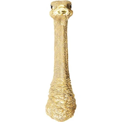 Abbildung von Kare Design Wandschmuck Ostrich, Gold, Wandschmuck, Deko Objekt, Strauß, 72x19x25 cm (H/B/T)