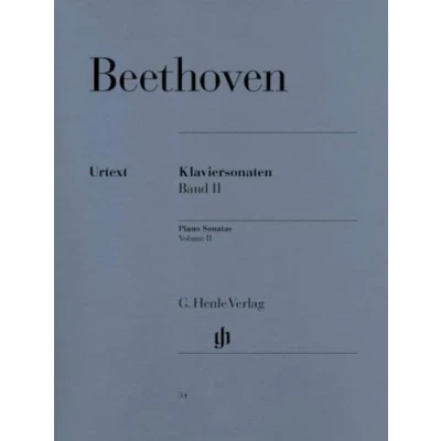 Abbildung von Klaviersonaten Band 2: Besetzung: Klavier zu zwei Händen (G. Henle Urtext Ausgabe)
