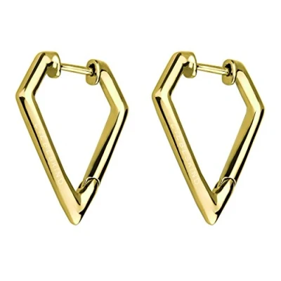 Abbildung von Liebeskind Berlin Damen Creolen Edelstahl mattiert, LJ 0047 E 22, Gold