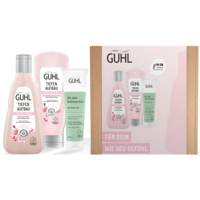 Abbildung von Guhl Reparatur Vorteils Set Inhalt: Shampoo, Spülung &amp; Kur 550 ml Haartyp: geschädigt, beansprucht