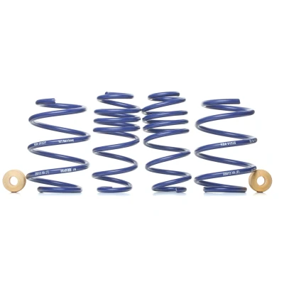 Abbildung von H&amp;R HR 288131 Tieferlegungsfedern kompatibel mit Mini 3 Türer 2014 VA30/HA30mm, Blau