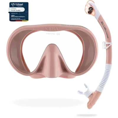 Abbildung von Cressi Musa &amp; Scilla Mask Snorkel Kits, Roségold