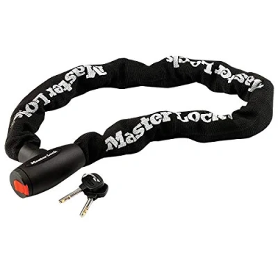 Abbildung von Master Lock 8291EURDPS Kettenschloss Motorrad [Schlüssel] [1 m Kette] Motorcycle Chain [Key] Chain] Ideal für