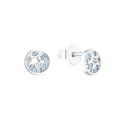 Abbildung von s.Oliver Ohrstecker 925 Sterling Silber Mädchen Kinder Ohrschmuck, mit Zirkonia synth., Silber, Stern, Kommt in Schmuck Geschenk Box
