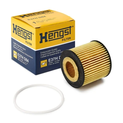 Abbildung von HENGST FILTER E37H D84 Ölfilter Filtereinsatz SKODA: Fabia 2, Roomster, 1 Combi, SEAT: Ibiza 4, 4 Sportcoupe, ST