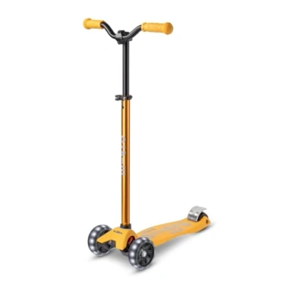 Abbildung von Maxi micro™ Deluxe Pro LED Das ORIGINAL Kinder Roller ab 5 Jahren Premium Kinderroller von 7 Jahre Lenker höhenverstellbar Kickboard Scooter 6 (Sunburst Yellow)