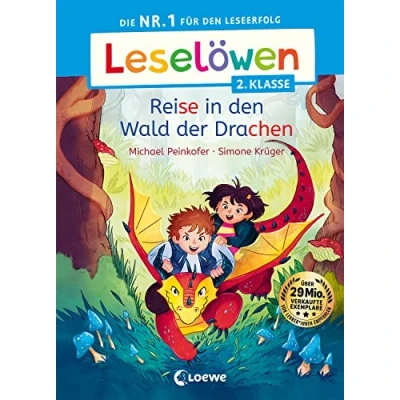 Abbildung von Leselöwen 2. Klasse Reise in den Wald der Drachen: Die Nr. 1 für Leseerfolg Mit Leselernschrift ABeZeh Erstlesebuch Kinder ab 7 Jahren