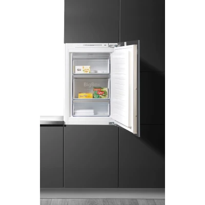 Abbildung von NEFF GI1216DE0 N70 Einbau Gefrierschrank, 87,4 x 55,8 cm, 96 L Gefrieren, LowFrost seltener abtauen, BigBox für sperriges Gefriergut