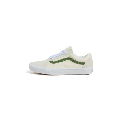 Abbildung von Vans OLD Skool Unisex Skateschuh, Größe: 35, Green Leder und textil