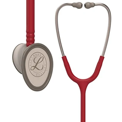 Abbildung von 3M Littmann Lightweight II S.E. Stethoskope, 2451, burgunderroter Schlauch, 70 cm, 1 Stück