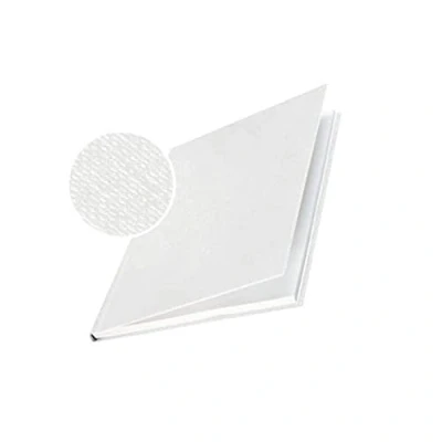 Abbildung von Leitz 73900001 Buchbindemappe impressBIND, Hard Cover, A4, 3,5 mm, 10 Stück, weiss
