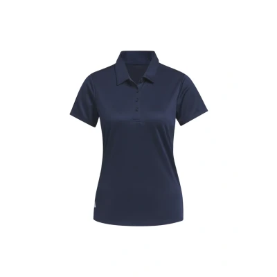 Abbildung von adidas Damen Women&#039;s Solid Performance Short Sleeve Polo Shirt, Collegiate Navy, S