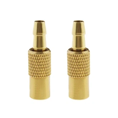 Abbildung von OTOTEC 2 Stücke Reifenfüller Ventil Stecker Ersatz Auto Luftpumpe Spannfutter Clip Klemme Reifen Reparatur Werkzeuge Zubehör Messing