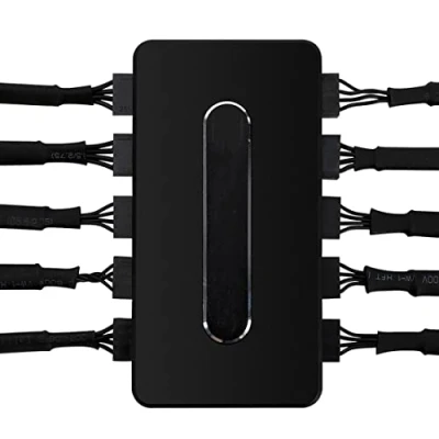 Abbildung von PWM Fan Hub, PC Case Controller 4 Pin, Lüftungs CPU Lüfter Splitter (PWM)