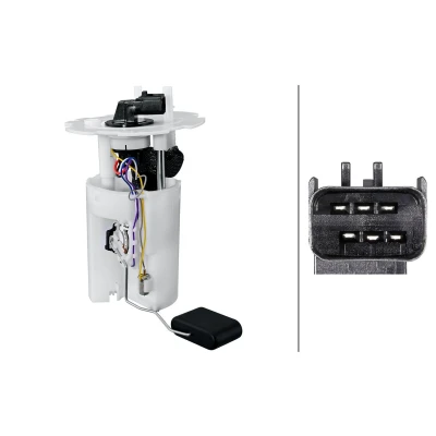 Abbildung von HELLA 8TF 358 306 541 Kraftstoff Fördereinheit mit Dichtung, Tankgeber elektrisch Benzin