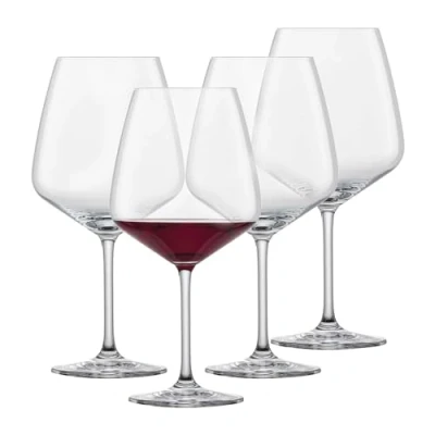 Abbildung von SCHOTT ZWIESEL Burgunder Rotweinglas Tulip (4er Set), bauchige Burgundergläser für Rotwein, spülmaschinenfeste Tritan Kristallgläser, Made in Germany (Art. Nr. 123608)
