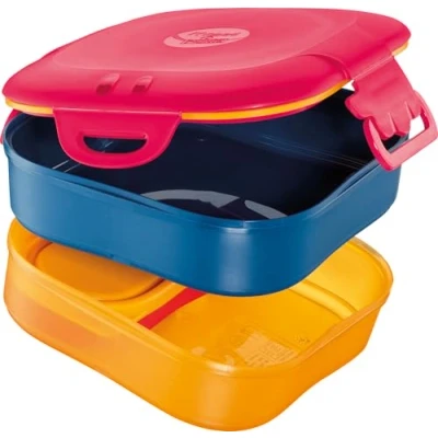 Abbildung von Maped PICNIK Snack Dose, Brot Box, Lunch Box CONCEPT KIDS 3in1 1,4 l pink